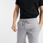 Heather Grey Essential Midweight Fleece Shorts