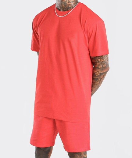 Classic Red Crew Neck T-shirt